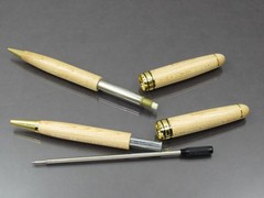 Voltaren PENCIL & PEN Wood Wooden Drug Rep Pharmaceutical Promo Advertising Rare