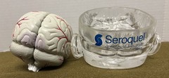 Seroquel Brain Model Pharmaceutical Advertising Display Research
