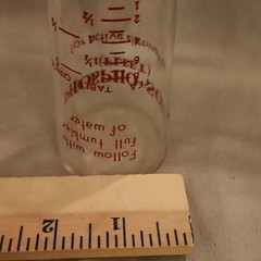 Phospho-Soda Fleet Glass Measuring Cup Pharmaceutical Collectible