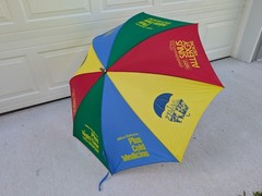 Vintage Alka – Seltzer Rainbow Umbrella Pharmaceutical Miles Labs Advertising