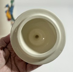 VTG PAPAVER FRUCTUS (Poppy Fruit) Apothecary Jar Pharma Craft Ceramic EUC