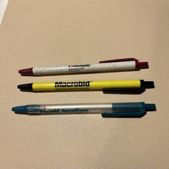 pharmaceutical drug rep pens lot Of 3 Lotensin, Macrobid, and Toradol