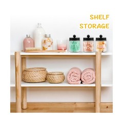 4 Pack Glass Apothecary Jars with Lids for Bathroom, Cute Qtip … FAST USA SHIP