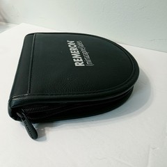 REMERON Pharmaceutical Rep Black CD Music Zip Around Holder Storage Case