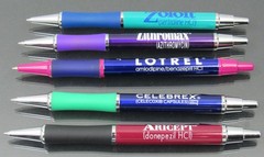 Drug Rep Pharmaceutical Sleek Metal PENS Lot of 5 Aricept Celebrex Zoloft Lotrel