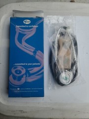 Unopened Pfizer Cardura vintage stethoscope