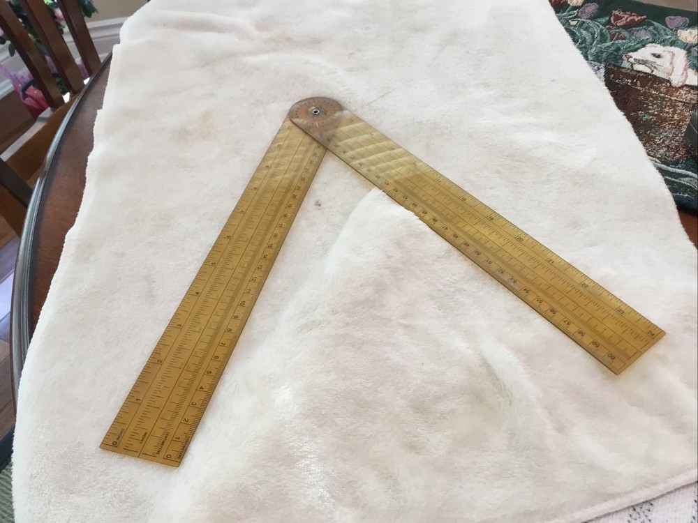 Vintage Wallace Labs Macro Goniometer SOMA 12” Measuring Ruler