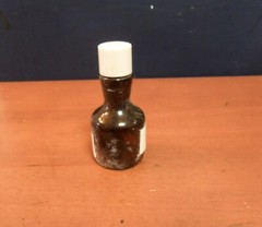 GEVRABON Bottle, Brown, Empty, Pharmacy, Apothecary, Medicine, Lederle Lab,
