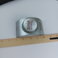 ZETIA Pharmaceutical Spinning Clock W/ Original Box & Directions desk clock