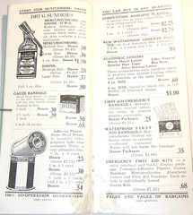 VTG 1930s DRUG STORE WHOLESALE CATALOG! DEPRESSION PRICES! CONDOMS/SHAVING/MEDS!