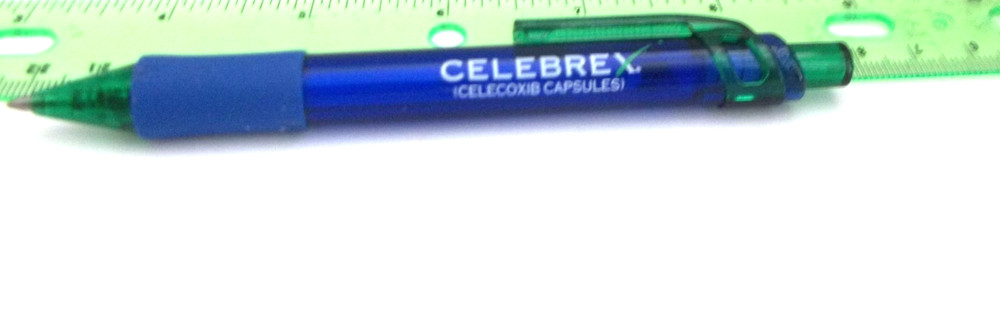 CELEBREX Promotional Pen Plastic Medium Weight – Rubberized Grip