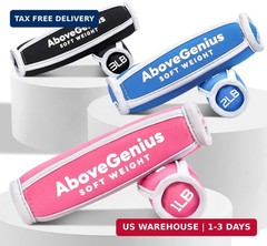 AboveGenius Hand Weights for Women Men, 6pc Soft Dumbbell Set (1lb 2lb 3lb 4lb)