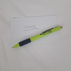 Zyrtec Pen Green Drug Rep Pharmaceutical Promo Advertising Pharma Merch Clicker