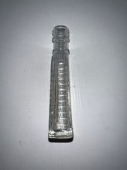 Vintage Clear Glass Medical Bottle Antique Apothecary 4” Pharmacy