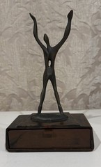 Vintage FREO Abstract Bakelite/ Bronze Pharmacy Sculpture by Schultz