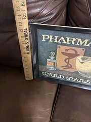 Vintage Pharmacy United States Postage 8¢ Heavy Plastic Tray