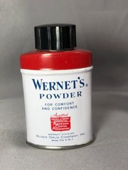 Wernet’s TOOTH POWDER Sample TIN Dental Pharmacy Drug Original VINTAGE Box