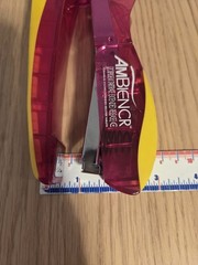 Ambien CR Pharmaceutical Drug Rep Advertising Stapler Tape Dispenser Pink Yellow