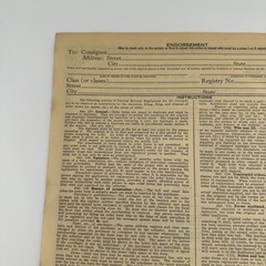 Vintage 1926 Treasury Department Opium Coca Leaves Order Form Philadelphia PA