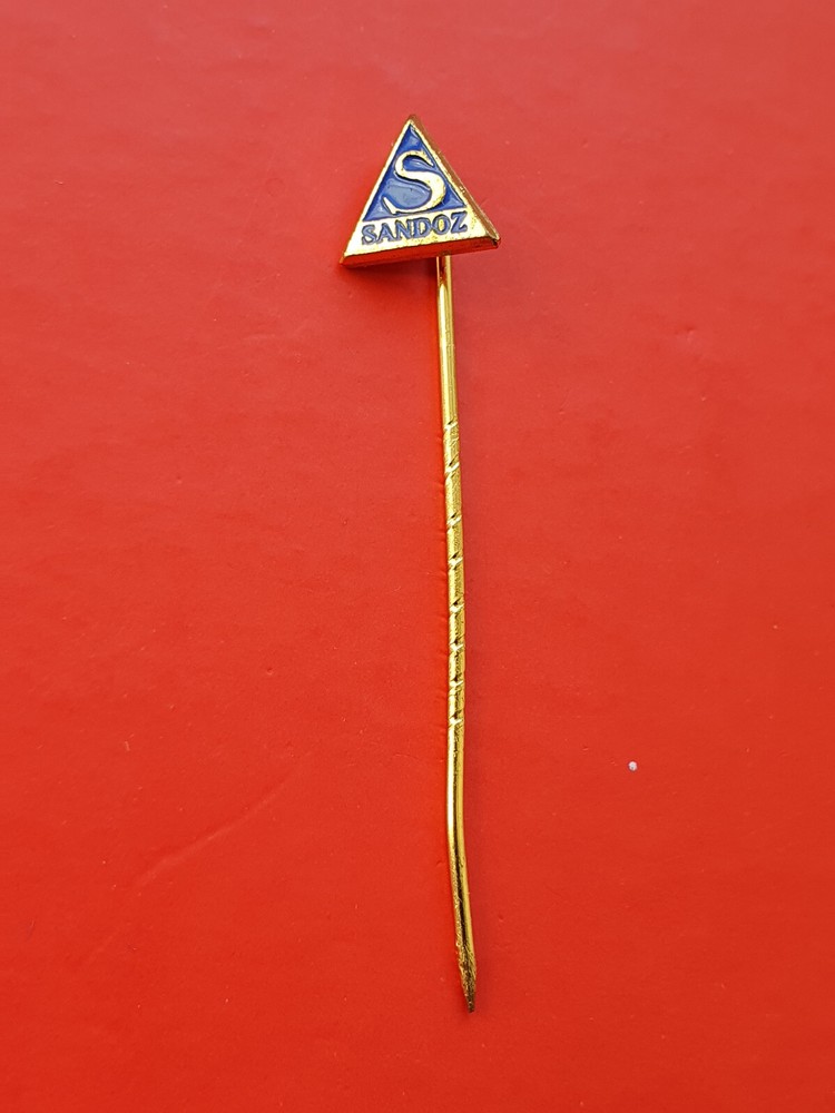 Sandoz pin badge Pharmacy Switzerland Albert Hofmann LSD 2