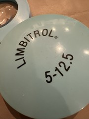 Vintage 80s Discontinued Limbitrol Pharmaceutical Promo Pill Magnify Glass