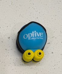 Allergan OPTIVE Drug Rep Promotional Stress Ball Squeeze Toys Scuba Diver