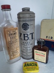 Vintage Mixed Lot, Ramon’s Pink Pills, Bile Salts In Orig Box, ZBT Powder,Optus