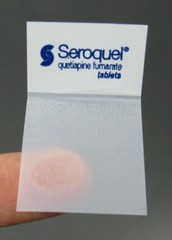 Seroquel PEN, Sticky Notes, Page Flags Drug Rep Pharmaceutical Promo Advertising