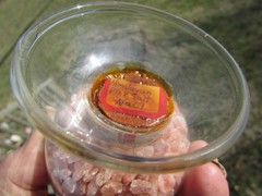 HIMALAYAN SALT Show Bottle DISPLAY Dome LABORATORY APOTHECARY SCIENCE Chemical !