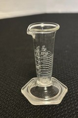 Vintage Kimax Graduated Cylinder Glass Apothecary Dr Pharmacy