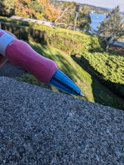 RARE Ambien CR HOT PINK GEL Ink Pen Drug Rep Pharmaceutical Collectible