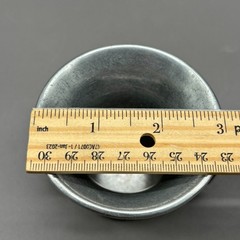 Vintage Stede Pewter Apothecary Mortar Handled Pharmacist Cup Mid Century Modern