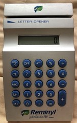 Reminyl (Galantamine) Calculator & Letter Opener- Great condition.