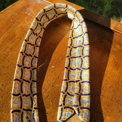 Pfizer Neck Tie Silk Blue Pill Yellow Men’s Necktie Pharmaceutical Gift