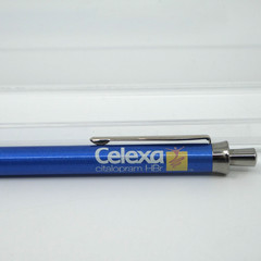 CELEXA Drug Rep Pharmaceutical Advertising Pen Metal Blue clicker
