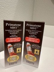 Qty-2-Primatene Mist Epinephrine Inhalation Aerosol 160 Sprays Exp 9/2027