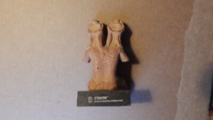 DUAL EMOTIONAL DISTRESS ETRAFON PHARMACEUTICAL 700 BC REPLICA CLAY STATUE INTRNL