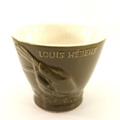 Schering Louis Herbert Rx APOTHECARY MORTER Olive Green Ceramic