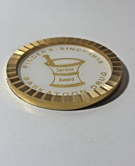 Service Award Felt Backed Coaster Pinder’s Saskatoon Drug Canada