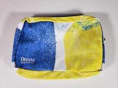 Otezla Medical Promo Zipper Bag/Pouch Yellow, Blue, and White Pharma Rep NEW