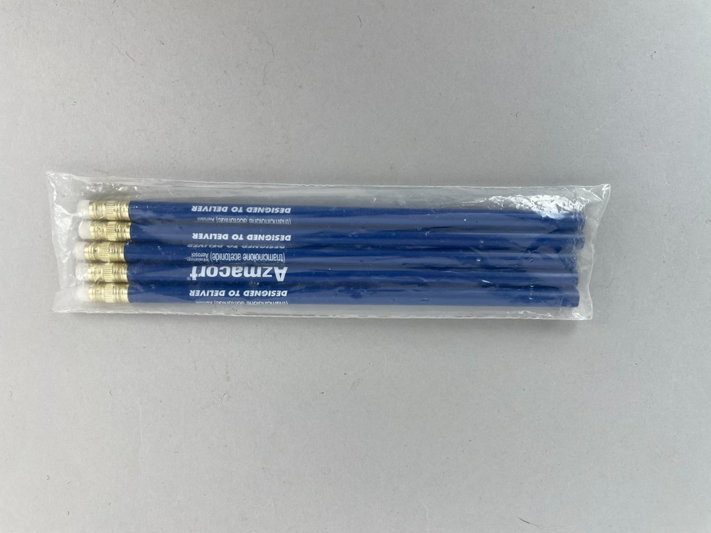 VTG NEW 5 Azmacort Drug Rep Pencils Pharmaceutical Doctor Office Deadstock