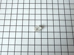 Carbon colourless diamond man-made HPHT 0.165g Periodic Table Element Collection