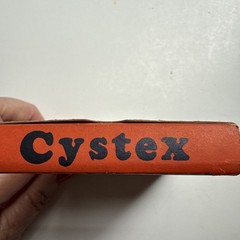 Vintage Cystex Pharmaceutical Pills Box Knox Co. CA $2 size 100 tablets – empty