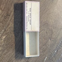 Vintage The Drug Shop Pharmacy Prescription Pill Box – Cedar Rapids, Iowa