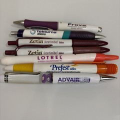 Lot 12 Premium Drug Rep Pens Marker Pharmaceutical Pharma Medical Promo