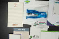 Vtg Drug Rep Pharmaceutical Partial Sticky Notes Stapler Calculator Pharma Lot