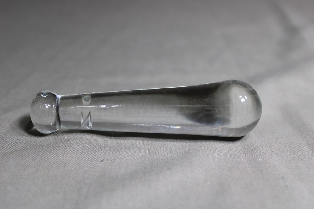 1 Clear Glass 4 1/2″ Long 2 Oz PHARMACY PESTLE