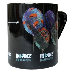 Pharmaceutical Drug Rep Coffee Mug Cup w/ Colorful Bacteria Image, Merck & Co