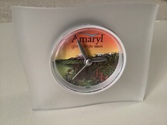 Amaryl glimepiride tablets Drug rep clock new in box works