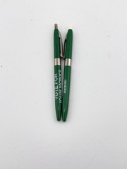 Lot of 2 Vintage John Monks State Rep Dist 14 Campaign Advertising Pens Okla